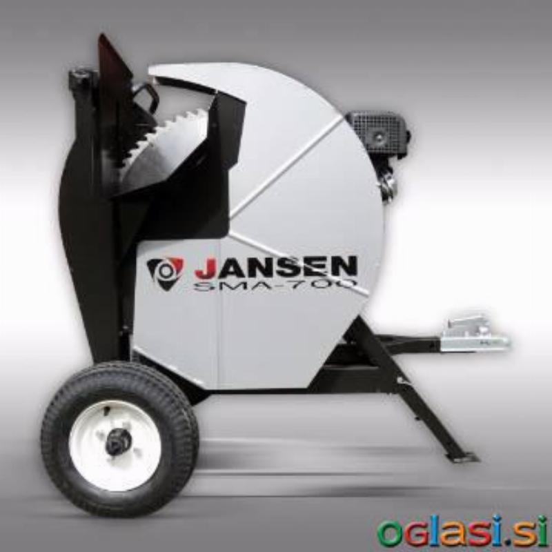Previsna motorna krožna žaga za drva Jansen SMA-700
