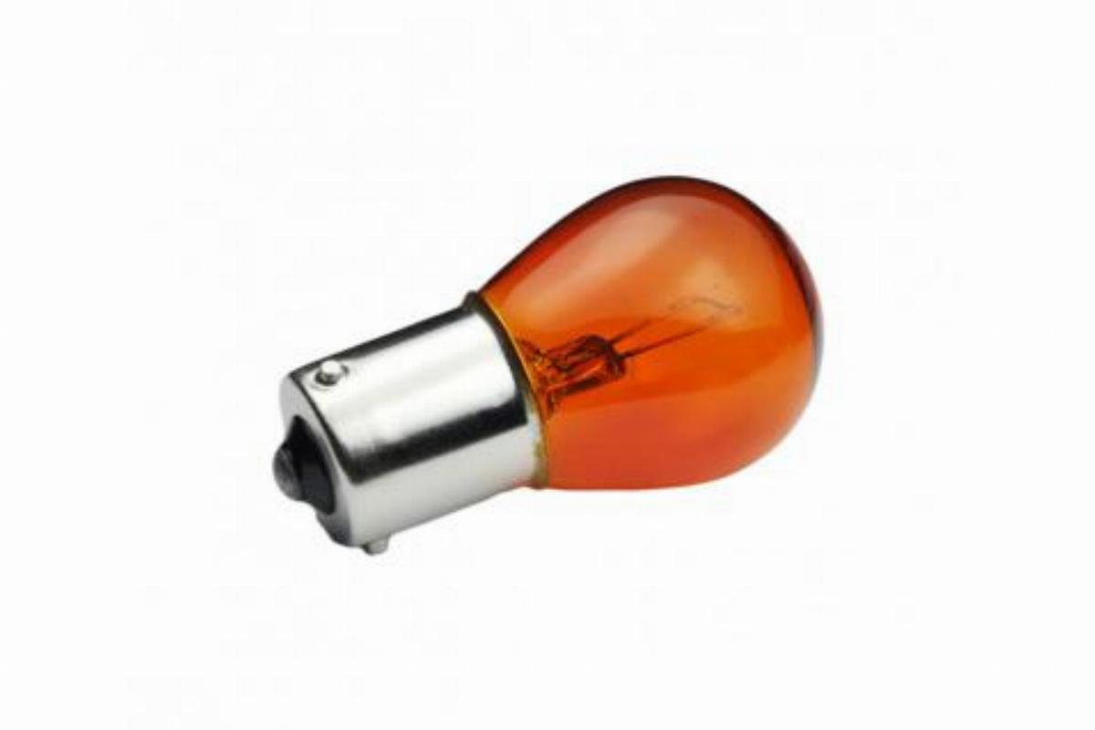 Avto žarnica BAU15S P21W 12V 21W oranžna