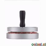 Kompaktni ročni oblikovalec za pripravo pleskavic iz aluminija za mojstre žara