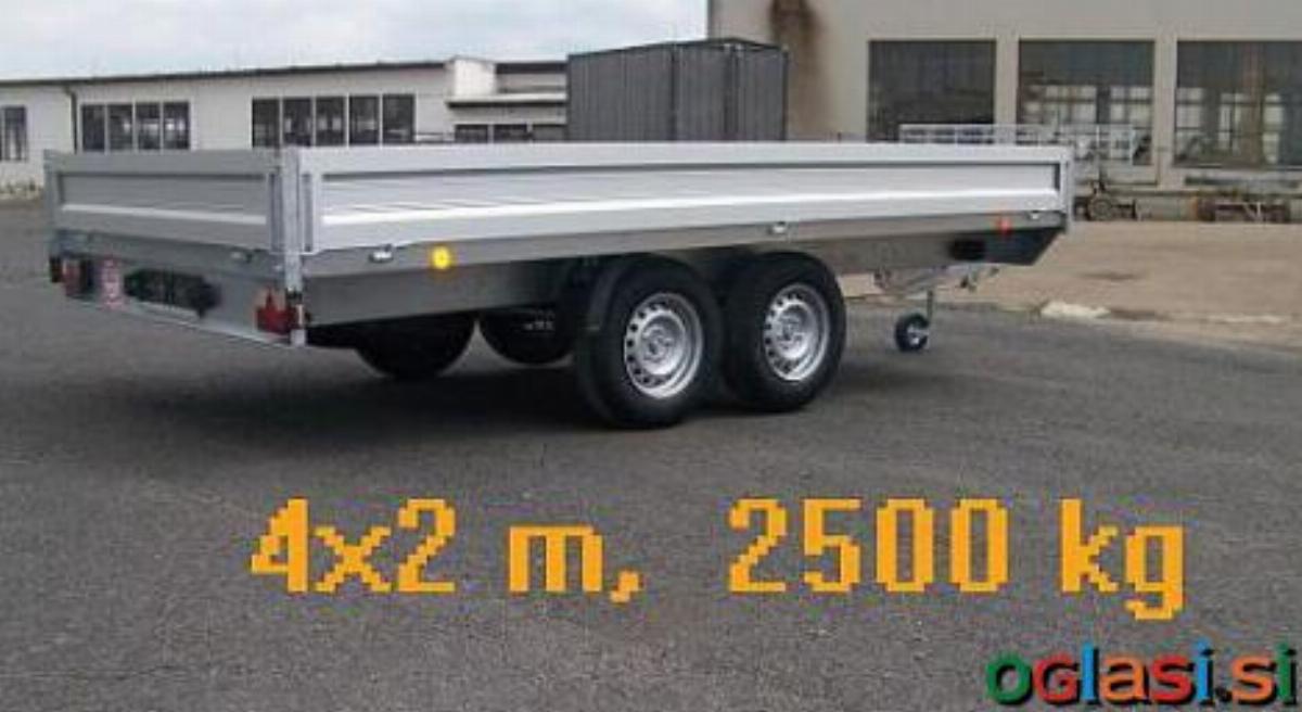 &nbsp;Tovorna prikolica ZALOGA 1500-2600 KG SKUPNE
