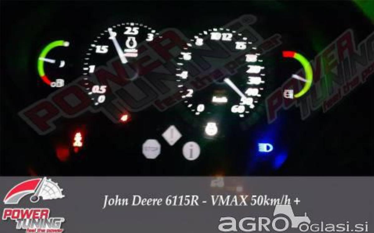 Sprememba hitrosti iz 40 na 50km/h