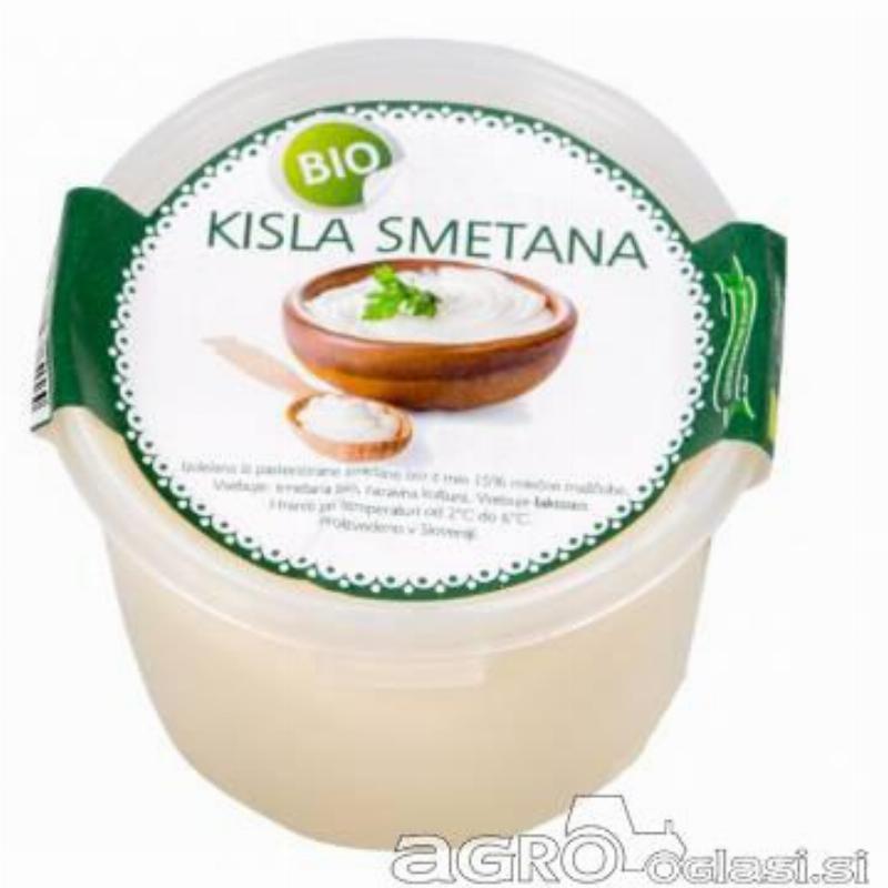 Bio domača kisla smetana