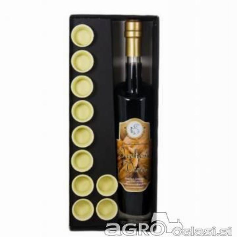 Vino orehovo, 0,35l, s čokoladnimi kozarčki