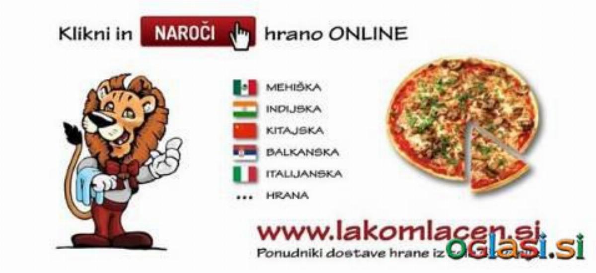 NAROČI SVOJ OBROK ONLINE HITRO IN ENOSTAVO na LAKOMLACEN.SI