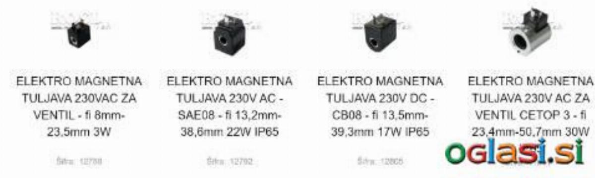 ELEKTROMAGNETNE TULJAVE 230 V