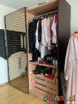 Gard. omara 200€ 184 X 225 X 69, iverka, ogledala, drsna vrata, luč