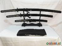 Set Katana Wakizashi Tanto 1045 carbon čelik