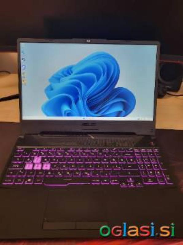ASUS TUF 15 Gaming prenosnik ryzen 7 / rtx 3060 + hladilnik