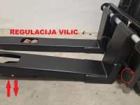 Električni viličar 1,5 T 2500 mm