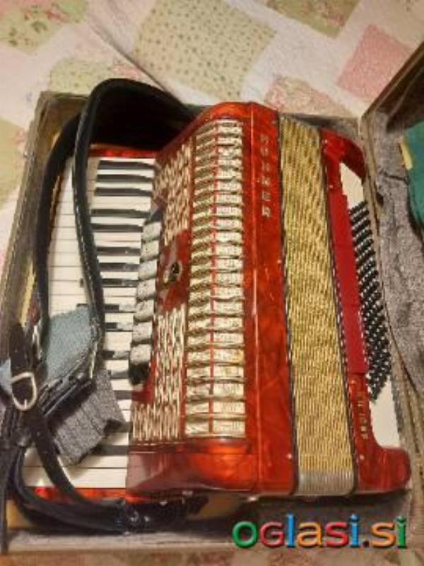 Harmoniki Hohner Verdi II N 96 in Hohner Verdi I, odlično ohranjeni