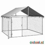 Zunanji pasji boks s streho 200x200x150 cm