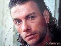 Original fotografija Jean-Claude Van Damme, avtogram-reprint 1993