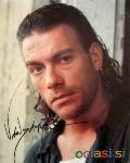 Original fotografija Jean-Claude Van Damme, avtogram-reprint 1993