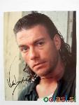 Original fotografija Jean-Claude Van Damme, avtogram-reprint 1993