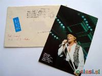 Rod Steward vintage barvna kartica, prejeta iz Anglije v l.1992/93