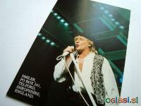Rod Steward vintage barvna kartica, prejeta iz Anglije v l.1992/93