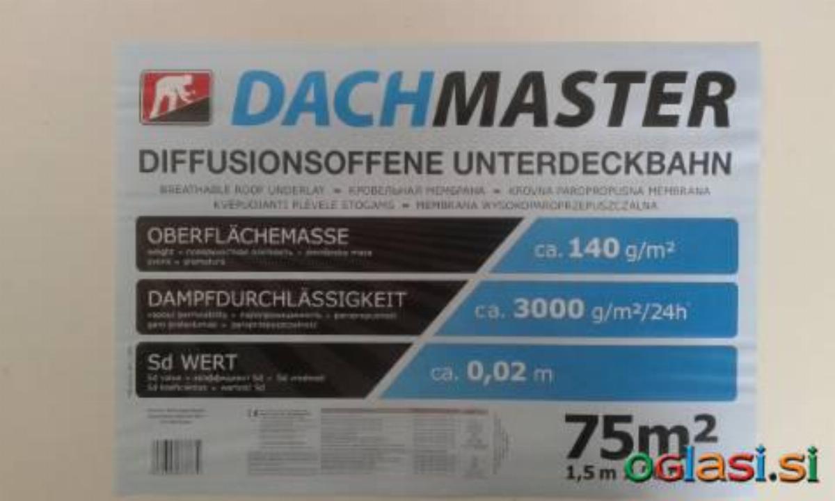 PAROPREPUSTNA, PAROPROPUSTNA FOLIJA 140g/m2 in 165g/m2