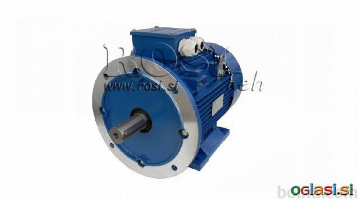 ELEKTROMOTOR-3.FAZNI 400V B35 - PRIROBNICA- NOGICE - 2P 2800 vrt/min