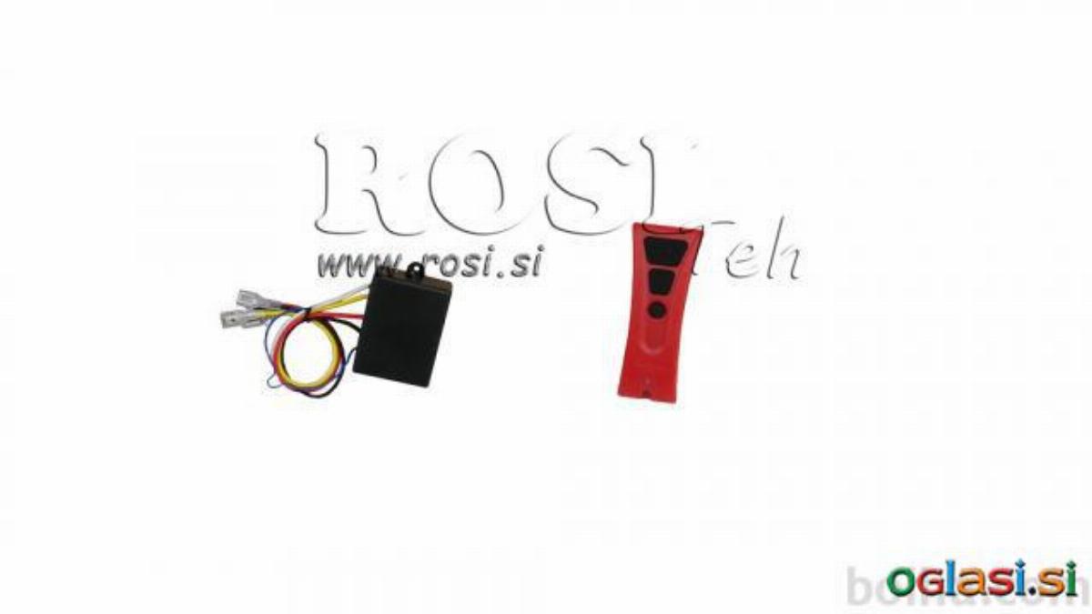 Brezžični daljinski vklop za hidravlične ventile in podobno