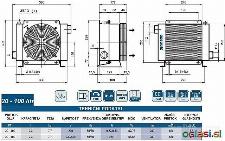 Hladilnik hidravličnega olja »kiler« 230V