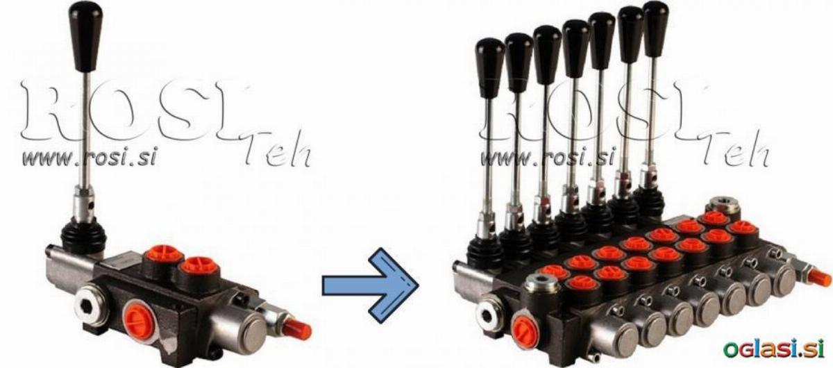 Hidravlični ventili od 1 do 7 ročk 40 litr