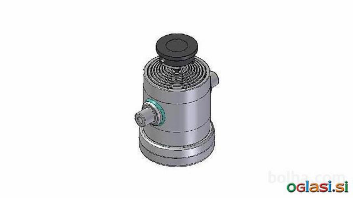 KIPER CILINDRI STANDARD-KROGLA / 8 STOPENJ (25 ton)