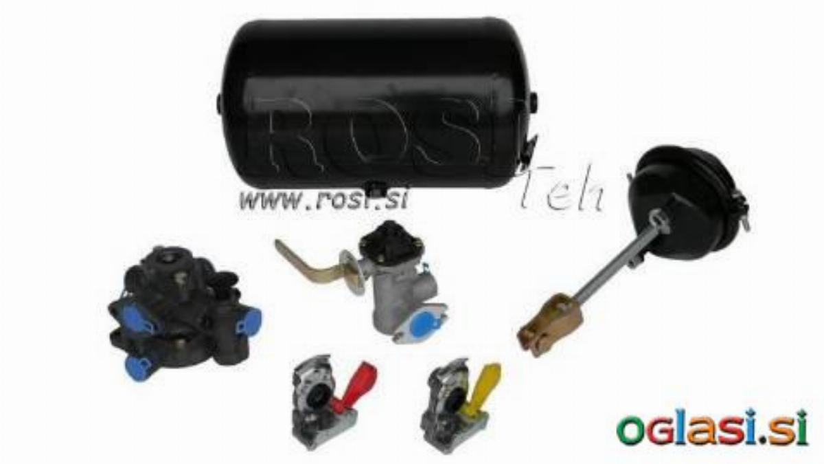 SET ZRAČNIH ZAVOR ZA PRIKOLICO KOMPLET DVO KROŽNI SISTEM