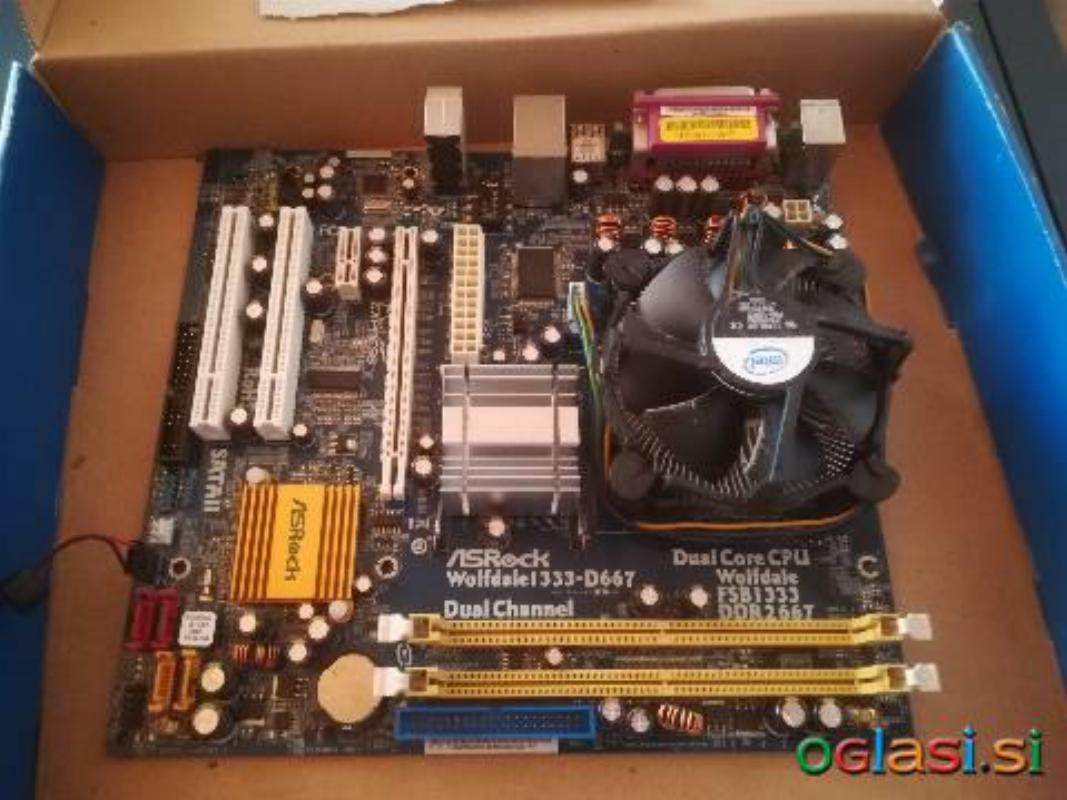 Asrock Wolfdale1333-D667 + E8500