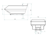 Mini dumper električni NTS E50M