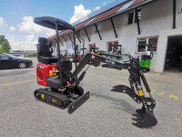 Mini Bager goseničar NTS - 1.0-PRO Lom. roka, Nas. podvozje
