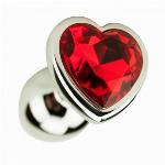 ANALNI ČEP Precious Metals Heart Shaped