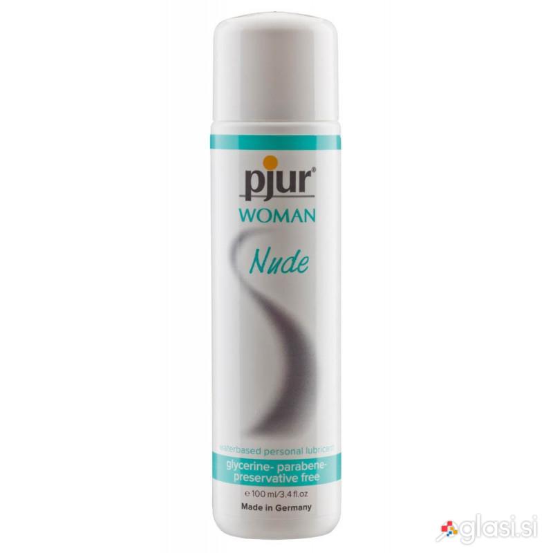 LUBRIKANT Pjur Woman Nude (100 ml) - na vodni osnovi, za ženske, brez glicerina,