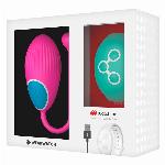 VIBRACIJSKI JAJČEK Wearwatch Watchme Fuchsia/aquamarine
