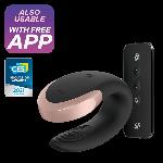 VIBRATOR ZA PARE Satisfyer Partner Double Love Black