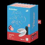 VIBRATOR ZA PARE Satisfyer Partner Double Fun White