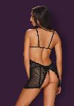 NEGLIŽE Obsessive Millagro Black