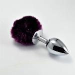 ANALNI ČEP Lovetoy Pompon Purple Small