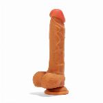 DILDO X-MEN Dual Layered Brown 8,4"