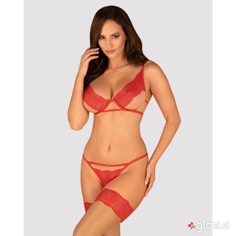 KOMPLET Obsessive Mellania Red