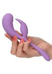 VIBRATOR RABBIT Calexotics Elle Dual Flicker Purple