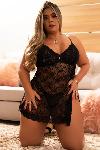 NEGLIŽE Valentina Black