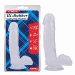 DILDO Chisa Hi-Rubber Clear 7''