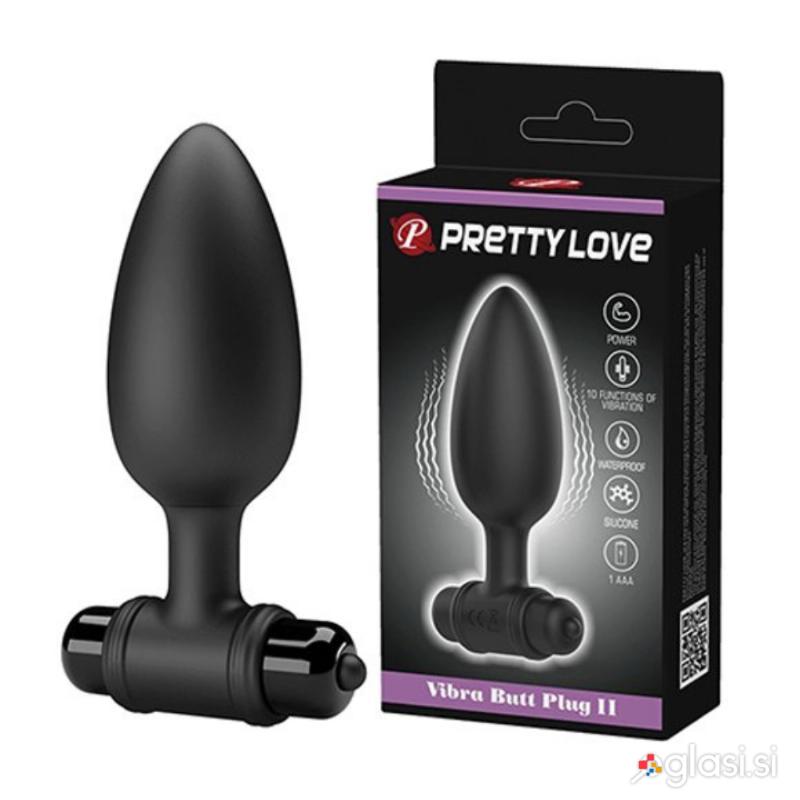 VIBRACIJSKI ANALNI ČEP Pretty Love Vibro Plug II