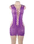 MREŽASTA OBLEKICA  Ohyeah H3161-6 Purple