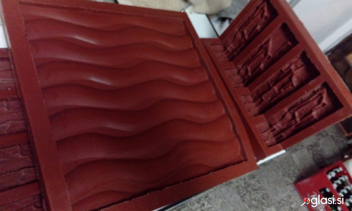 Kalupe za deco kamen, staro opeko, 3d stenske umetniške plošče