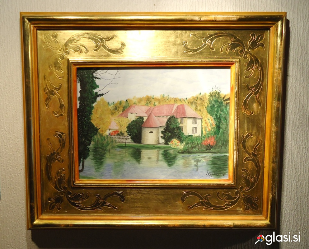 Umetniška slika - Grad Otočec