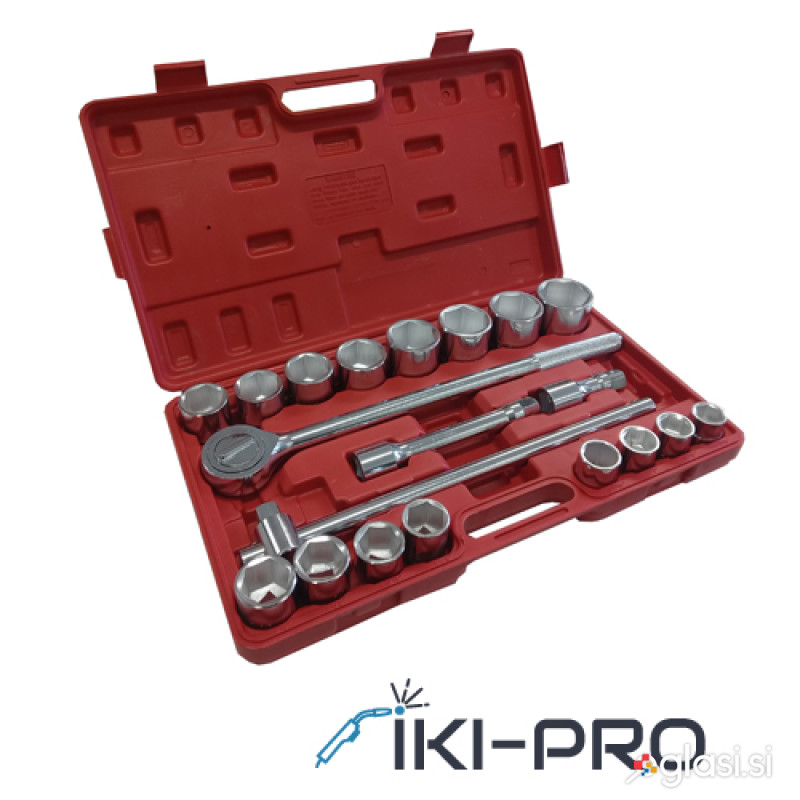 Nasadni ključi - set 19-50 mm, 20kos