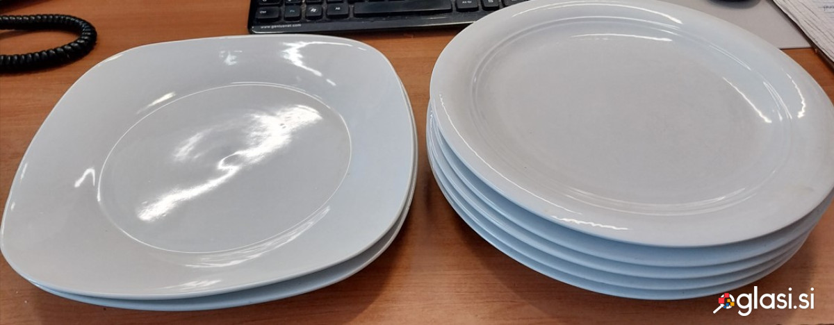 Plitvi krožniki šalčke kafe skodelice + darilo