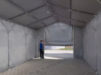 SKLADIŠČNI ŠOTOR 5×8 PVC SIV