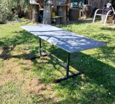 Jedilna miza 180 x 67 cm vodoodporna ploskev 2 cm